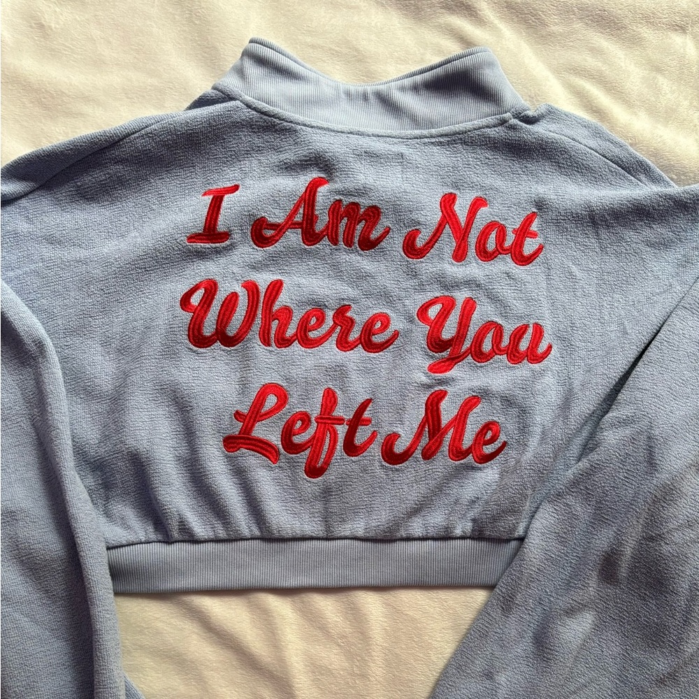 Boys Lie Light Blue Crew Neck Sweater